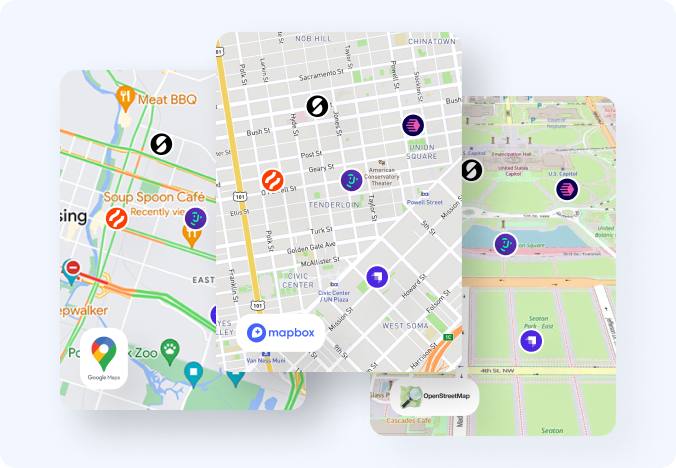 Various Map Provides
